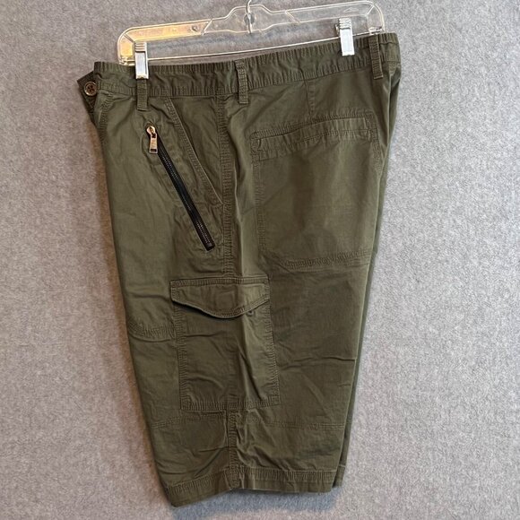 Sean John Hip Hop Cargo Skateboard Shorts Men Size 36 Green - Picture 9 of 10